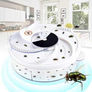 electric fly trap pest device gnat flying insect automatic indoor catcher control traps reject repellents tools for patios ranch (1 pcs)