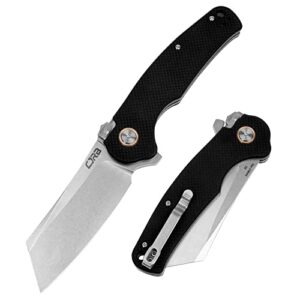 CJRB Crag Green Bundled with Crag Black Great EDC Knife Companion