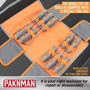 PAKNMAN 11-Piece Precision Pick and Hook Set, Heavy Duty Pick & Hook Set for Automotive