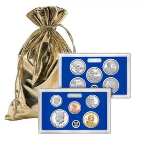 2022 s 10 coin clad proof set in ogp with coa and gold gift bag proof