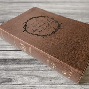 Hand Lettered & Laser Engraved NKJV Open Bible, Perfect Gift for Wedding, Baptism, Graduation or Birthday