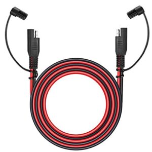 sae to sae extension cable 10ft 16awg quick disconnect sae 2pin connector solar panel power connect plug