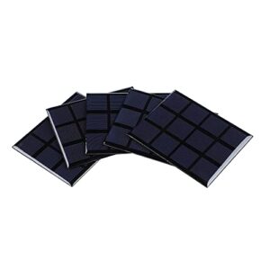 sunyima 5pcs polycrystalline mini solar panels solar cells solar system kit 3v 400ma 110mm x 92mm/4.33"x 3.62" for diy electric toy materials photovoltaic cells solar diy system kits