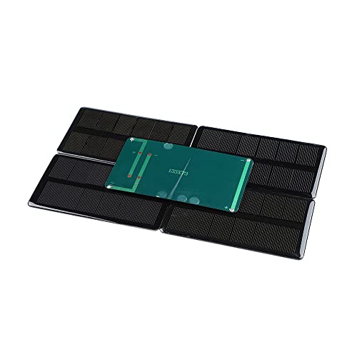 SUNYIMA 5Pcs Polycrystalline Mini Solar Panels Solar Cells Solar System Kit 6V 180mA 133mm x 73mm/5.23"x 2.87" for DIY Electric Toy Materials Photovoltaic Cells Solar DIY System Kits