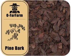 orchid bark for plants organic pine bark for proper root development for phalaenopsis cattleyas dendrobiums oncidiums paphiopedilums and more (1qt medium(12-18mm))
