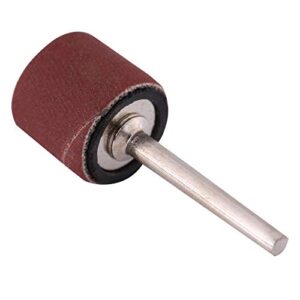 Drum Sanding Bands Sanding Drum Sleeves 1Inch for Drill Sandpaper Drum Polishing Kit Grinding Tools Mandrel Woodworking Craft Polishing Kit(Large Sandpaper Circle 600 Mesh)