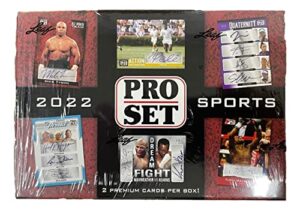 2022 leaf pro set sports box