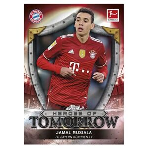 2021/22 Topps Chrome Bundesliga Soccer HOBBY box (18 pks/bx)