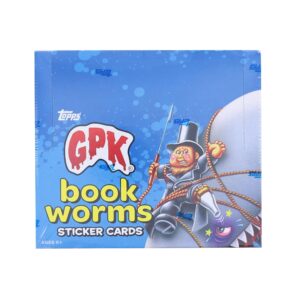 2022 topps garbage pail kids series 1 'book worms' hobby box (24 pks/bx)