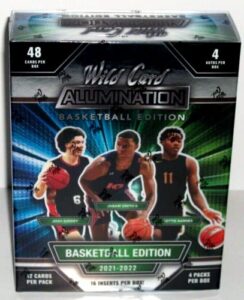 2021 2022 wild card alumination basketball edition hobby box