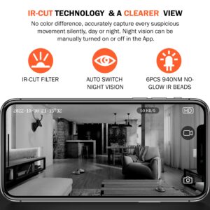 KINGDANS 【Upgrade 4K Full Hidden Camera Supports 2.4G&5GHz WiFi, Spy Camera Charger with Human Detection, 160° Wide View-Angle, Night Vision Nanny Cam for Home Security, TuyaSmart APP, Portable