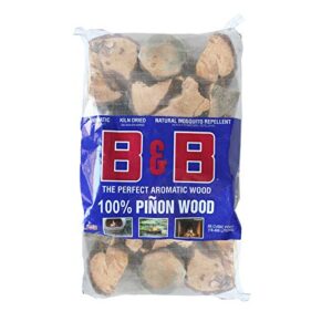 2 set - b&b charcoal 8023449 pinon firewood44; (0.65 cu ft.)