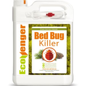 ecovenger by ecoraider bed bug killer with remote sprayer 1gal - kills 100% all stages on contact- kills resistant bugs- kills eggs- 14 day residual protection- non-toxic- child & pet friendly