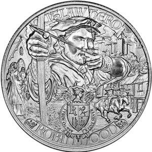 2021 nu 1 oz niue robin hood silver coin dollar uncirculated