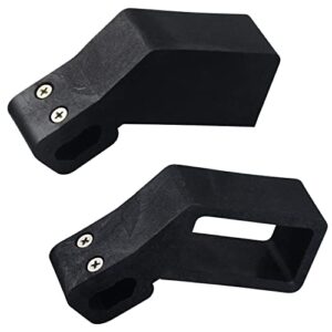 2 PCS Level Mount Holder Compatible with Milwaukee Packout Tool Box - for Organizers and Storage (Holder Inner hole size: 2.8" L x 1.45" W x 1.6" H), Black