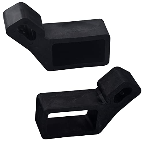 2 PCS Level Mount Holder Compatible with Milwaukee Packout Tool Box - for Organizers and Storage (Holder Inner hole size: 2.8" L x 1.45" W x 1.6" H), Black