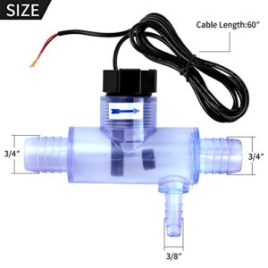 EXCELFU 6560-860 Flow Switch for Sundance Spas and Jacuzzi Hot Tub, Flow Sensor with Tee, Complete Assembly Replacement Part