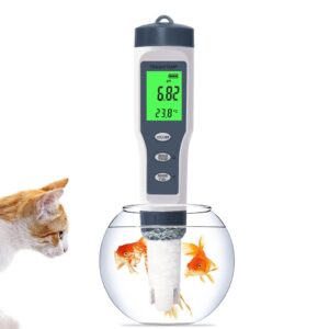 Paddsun 3 in 1 Digital PH Meter with ATC PH Tester, TDS/PH/Temperature Meter, 0.01 Resolution High Accuracy Pen Type Tester, Water Tester for Water, Wine, Spas and Aquariums