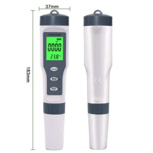 Paddsun 3 in 1 Digital PH Meter with ATC PH Tester, TDS/PH/Temperature Meter, 0.01 Resolution High Accuracy Pen Type Tester, Water Tester for Water, Wine, Spas and Aquariums