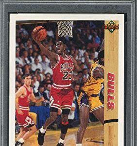 Michael Jordan 1991 Upper Deck Basketball Card #44 Graded PSA 8