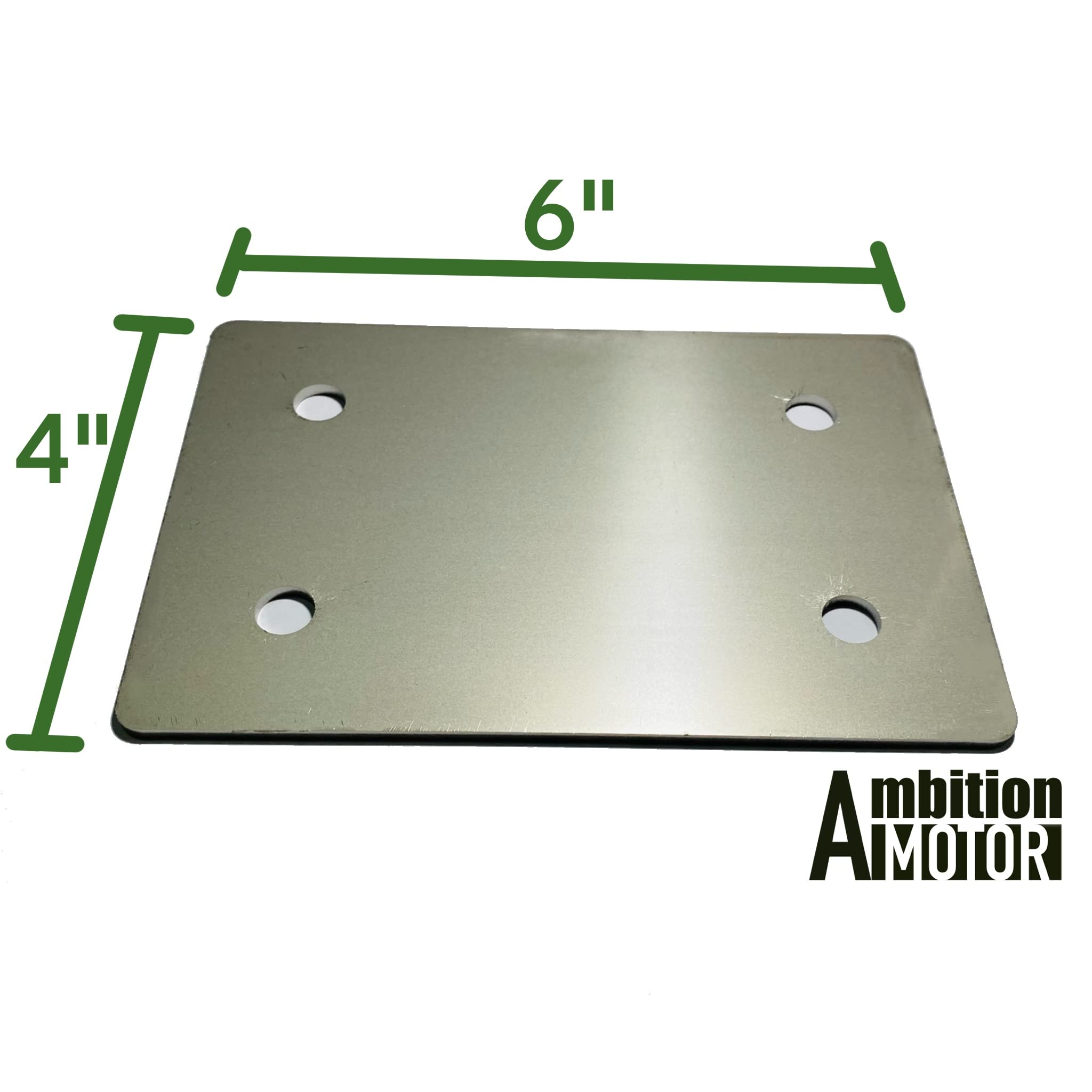 AMBITIONMOTOR Vibrator Flat Inverted V Backing Plate Replaces Snowex D5508