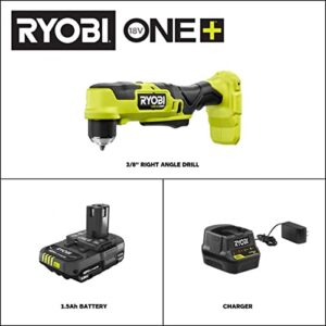 RYOBI 18V ONE+ HP Brushless Compact Right Angle Drill Kit - PSBRA02K