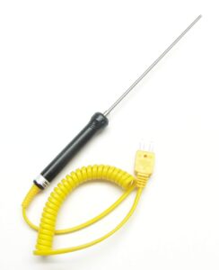 stainless steel k-type thermocouple insertion probe type k, 6 in