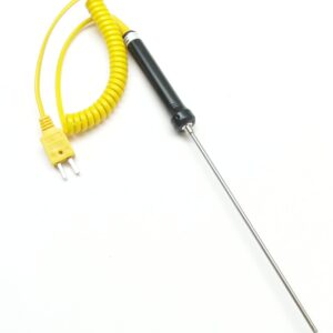 Stainless Steel K-Type Thermocouple Insertion Probe Type K, 6 in