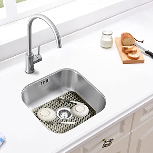 Silicone Sink Mat Protector for Kitchen Sink (Middle hole)