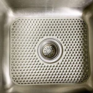 Silicone Sink Mat Protector for Kitchen Sink (Middle hole)