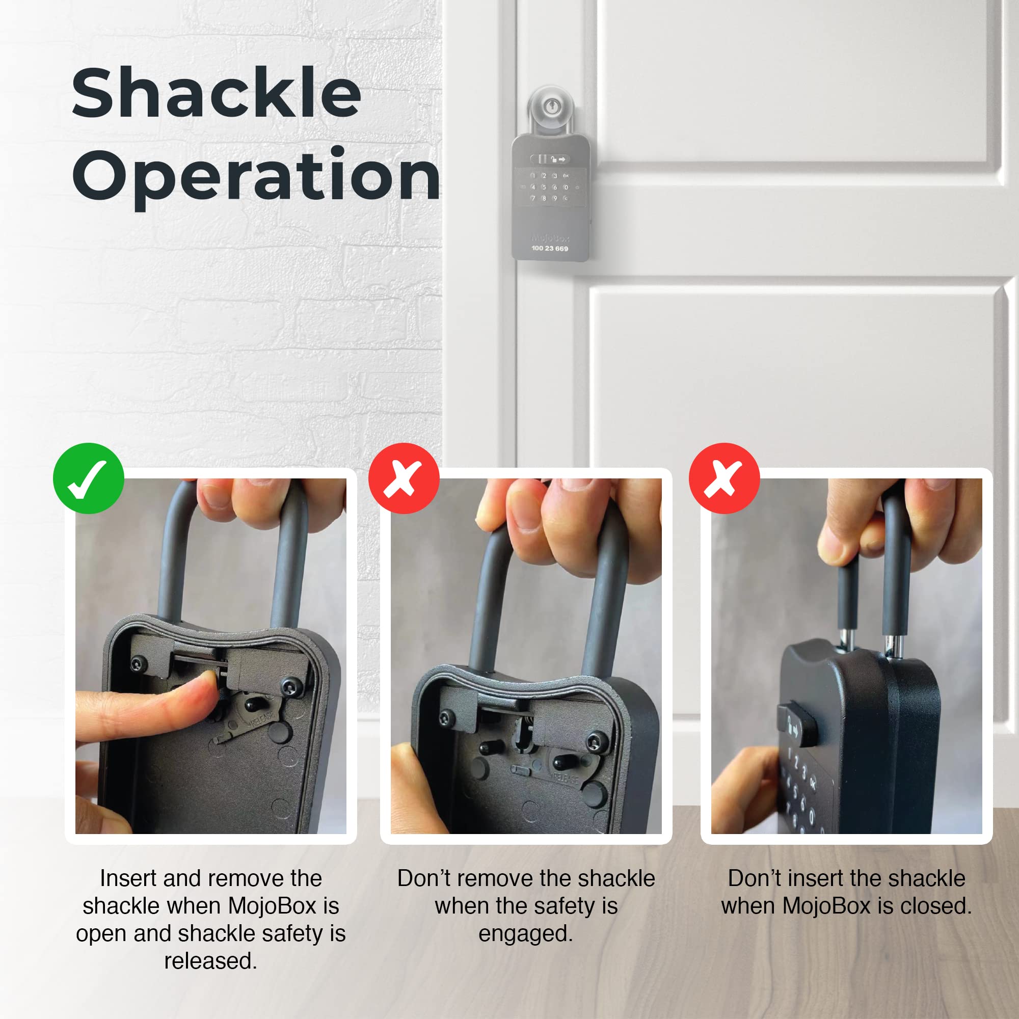 Digital Lockbox, Bluetooth Key Lockbox, iOS/Android App Remotely Generates Offline Access Codes for 1 Time Use, Temporary Use, Permanent Use, and Exact Dates/Times Without Internet