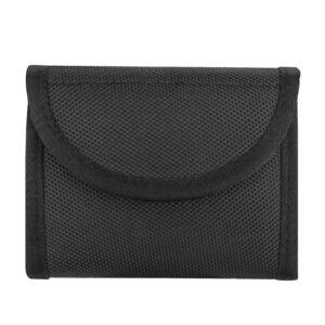 glove pouch for duty belt, double glove holder latex disposable pouch nylon for police firefighter ems paramedic first responders ullnosoo for 2 and 2.25" belt