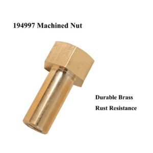 Zeiboat 194997 Machined Nut for Pool&Spa Filters, Sleeve Nut Replacement on Filter Housing, Brass