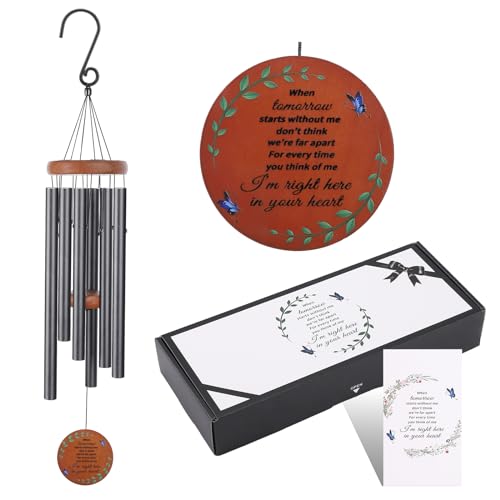 Sympathy Wind Chimes,Memorial Wind Chimes for Outside,Memorial/Sympathy Gift for Who Loss of Loved One,Bereavement/Condolences Gift for Loss Mom/Dad,Wind Chimes in Memory of Loved One