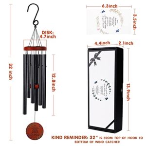 Sympathy Wind Chimes,Memorial Wind Chimes for Outside,Memorial/Sympathy Gift for Who Loss of Loved One,Bereavement/Condolences Gift for Loss Mom/Dad,Wind Chimes in Memory of Loved One