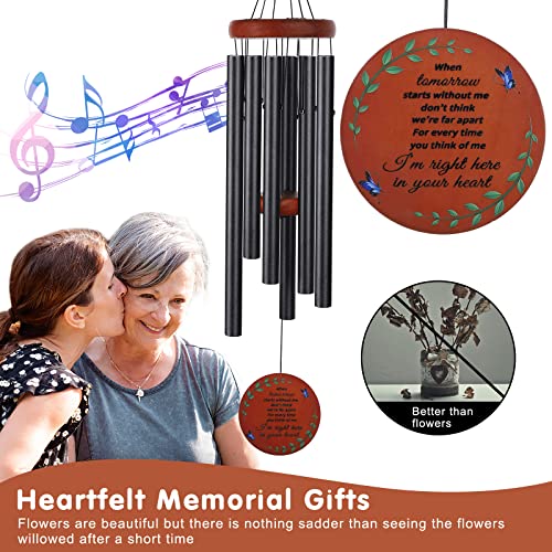 Sympathy Wind Chimes,Memorial Wind Chimes for Outside,Memorial/Sympathy Gift for Who Loss of Loved One,Bereavement/Condolences Gift for Loss Mom/Dad,Wind Chimes in Memory of Loved One