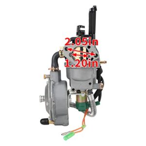 partszen Carburetor Dual Choke Fuel Manual Generator LPG CNG Conversion Kit for Honda GX390 188F 13-14Hp 4.5-5.5KW Gasoline 100153 100165 100296 100155 100230 100297 Engine