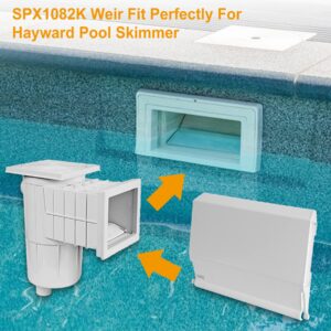 Porscan SPX1082K Pool Skimmer Weir Door Fit for Hayward Pool Skimmer - Skimmer Door Flapper Weir Gate Assembly Compatible with Hayward SP1082 SP1083 SP1084 SP1085 SP1086 SP1075 SP1075T SP1076 Models