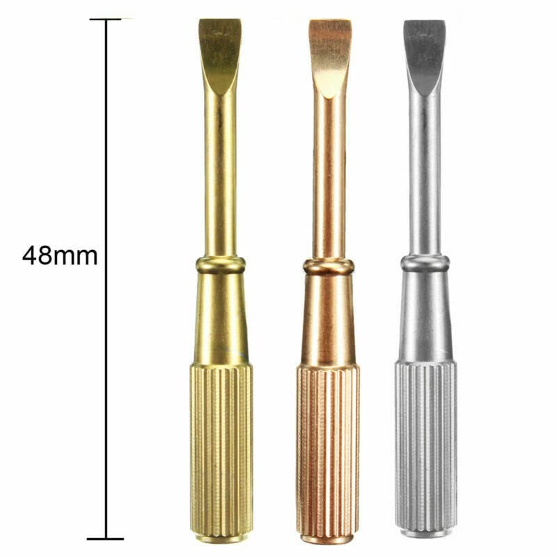 Screwdriver Titanium Steel Mini Screw Driver For Love Bracelet Bracelet Repair Screwdriver Tools (gold)