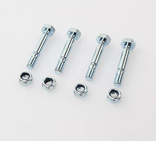 TNITRIB 303160355P / 303160355 for Powersmart Snow Blower Shear Pins Set Four Shear Pins and Nuts