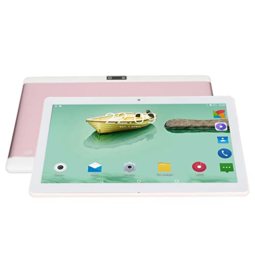 10 Inch Tablet for Android 11, 2 in 1 3G Phone Tablet with 1960x1080 IPS HD Touchscreen, Dual Sim Card Slot, 32GB ROM 2GB RAM, 128GB Expandable, Octa Core Processor, 2MP 5MP Dual Camera(Pink)