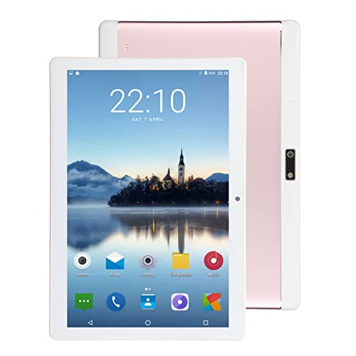 10 Inch Tablet for Android 11, 2 in 1 3G Phone Tablet with 1960x1080 IPS HD Touchscreen, Dual Sim Card Slot, 32GB ROM 2GB RAM, 128GB Expandable, Octa Core Processor, 2MP 5MP Dual Camera(Pink)