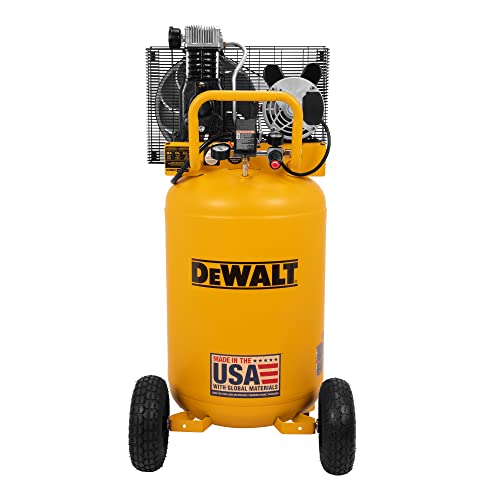 DEWALT 30 Gallon 2HP 175PSI Vertical Portable Single Stage Electric Air Compressor (DXCM303)