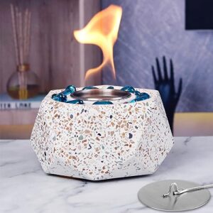 korniful tabletop fire pit bowl for newyear decorations valentine's day - indoor/outdoor table top firepit for patio porch table decor, portable small rubbing alcohol tabletop fireplace