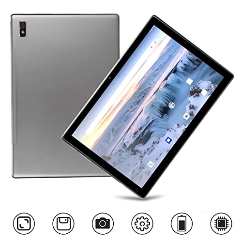 10.1inch Android 11 Tablet PC, 5G Wifi 6GB RAM 128GB Storage 2 in1 Bluetooth Tablet with Magnetic Keyboard, Type C, IPS HD Touchscreen, Octa Core/Dual Card/5000mAh, Support 4G Phone Call, GPS (#1)