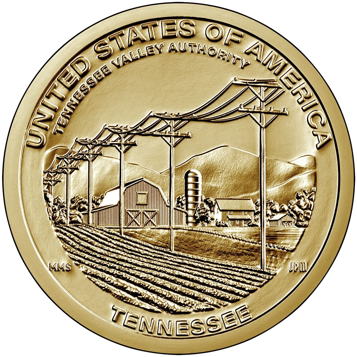 2022 P, D American Innovation Tennessee - Tennessee Valley Authority - $1 Coin - P and D 2 Coin Set Dollar US Mint Uncirculated