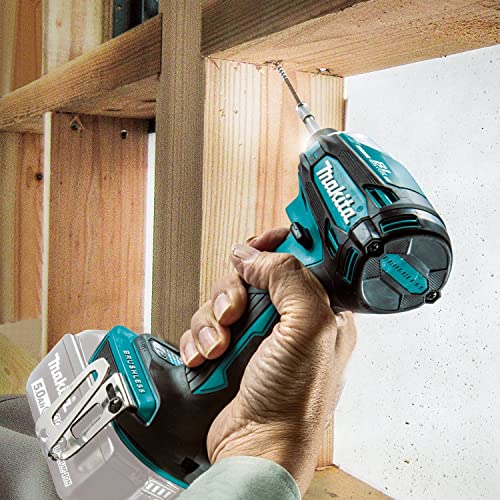 Makita XDT19Z 18V LXT® Lithium-Ion Brushless Cordless Quick-Shift Mode™ 4-Speed Impact Driver, Tool Only (Renewed)