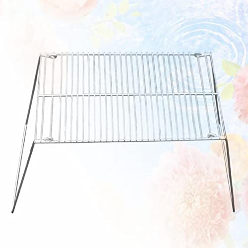 Happyyami Accessories small ultra light small cooling rack grill grill rack pot rack grid barbecue mini charcoal grill hibachi grill portable charcoal grill portable small grill