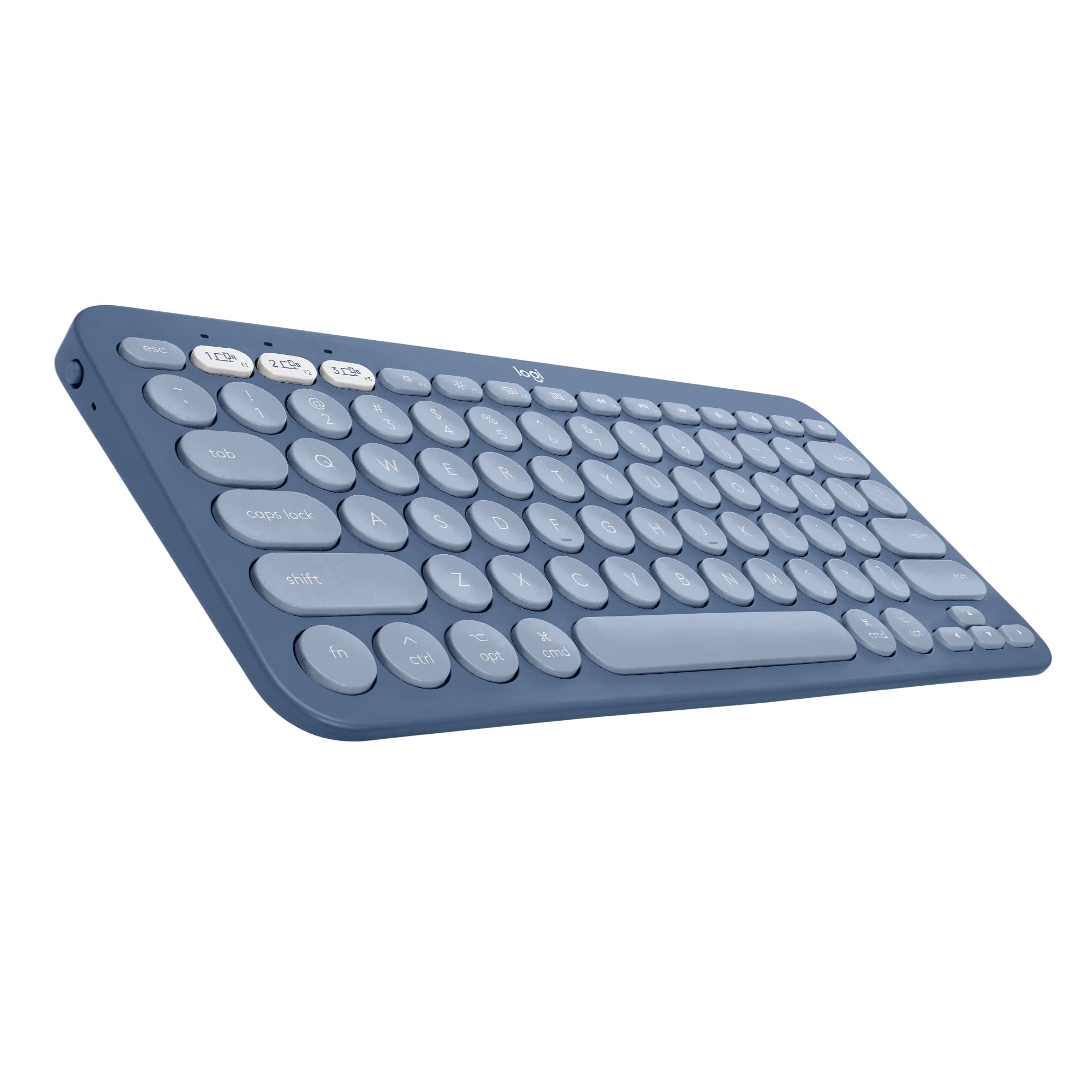 Logitech K380 Multi-Device Bluetooth Keyboard for Mac with Compact Slim Profile, Easy-Switch, 2 Year Battery, MacBook Pro/ Air/iMac/iPad Compatible - Blueberry