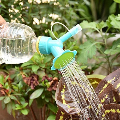 3Pcs Bottle Cap Sprinkler, Plastic Dual Head Bottle Watering Spout, Bottle Watering Spout Bonsai Watering Can for Indoor Seedlings Plant, Garden Tool